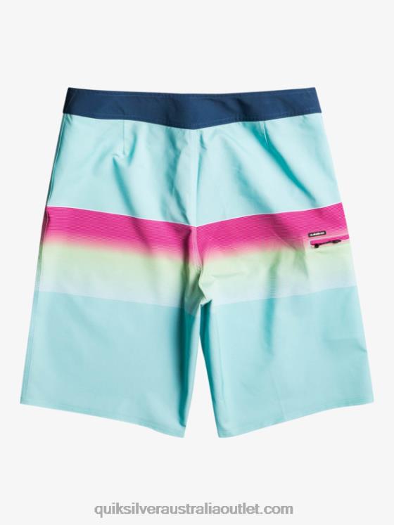 Quiksilver Men Surfsilk Slab 21 Boardshorts H2N4B1410 angel blue