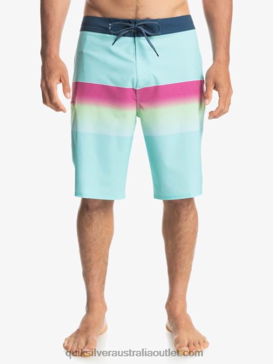 Quiksilver Men Surfsilk Slab 21 Boardshorts H2N4B1410 angel blue