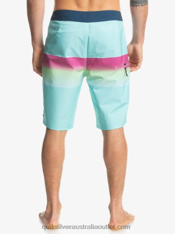 Quiksilver Men Surfsilk Slab 21 Boardshorts H2N4B1410 angel blue