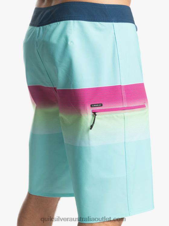 Quiksilver Men Surfsilk Slab 21 Boardshorts H2N4B1410 angel blue