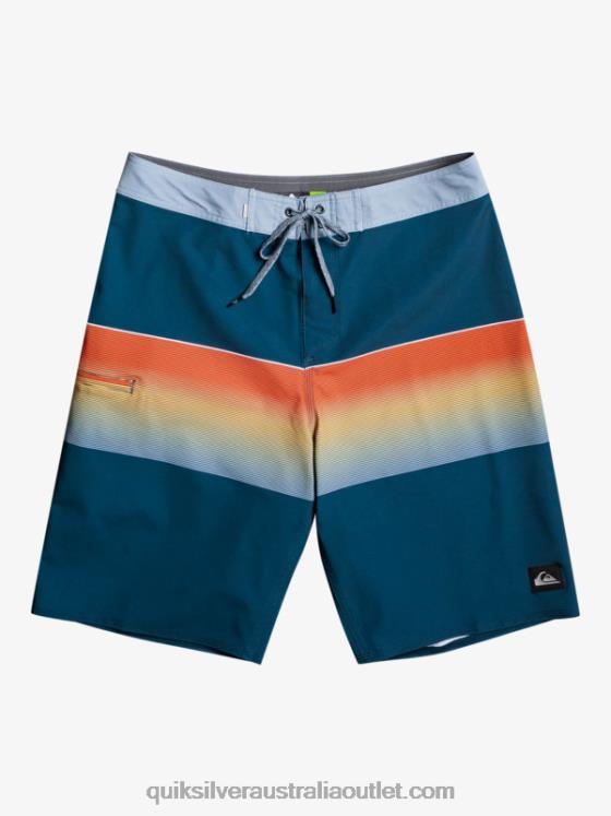 Quiksilver Men Surfsilk Slab 21 Boardshorts H2N4B1411 majolica blue