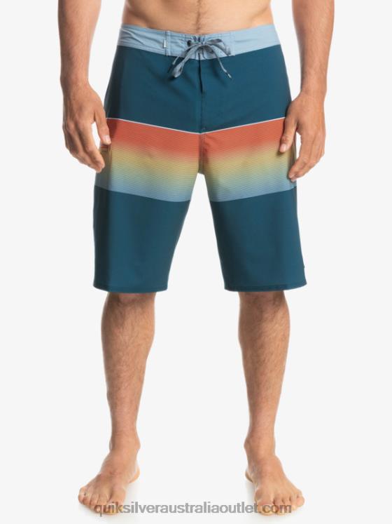 Quiksilver Men Surfsilk Slab 21 Boardshorts H2N4B1411 majolica blue