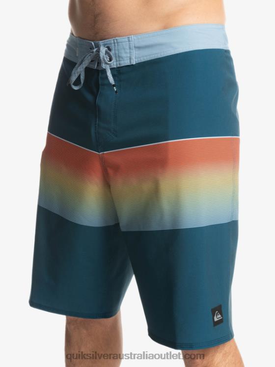 Quiksilver Men Surfsilk Slab 21 Boardshorts H2N4B1411 majolica blue