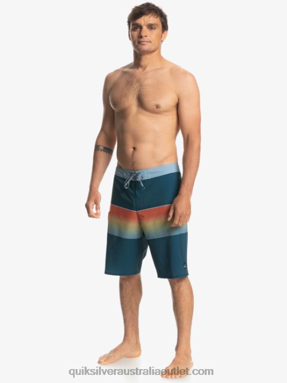 Quiksilver Men Surfsilk Slab 21 Boardshorts H2N4B1411 majolica blue