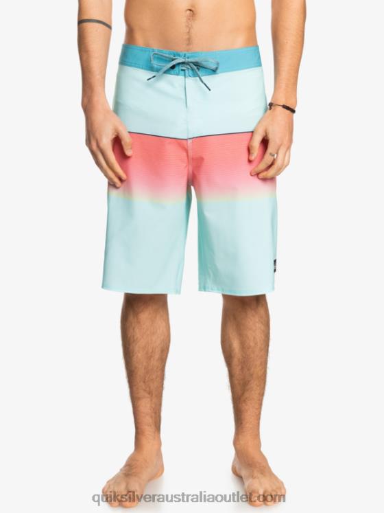 Quiksilver Men Surfsilk Slab 21 Boardshorts H2N4B1412 iced aqua