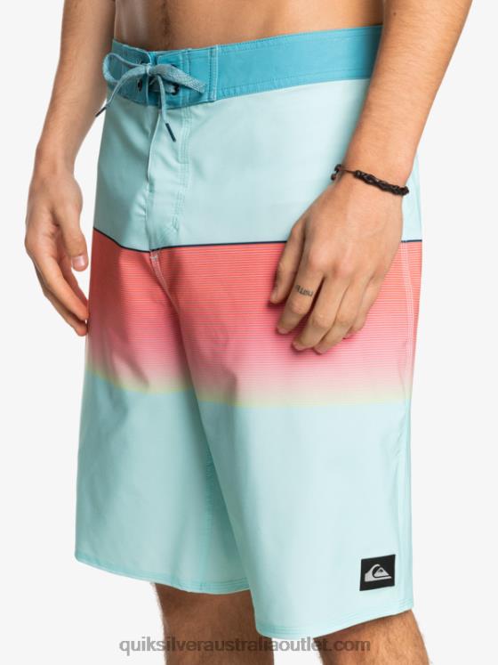 Quiksilver Men Surfsilk Slab 21 Boardshorts H2N4B1412 iced aqua