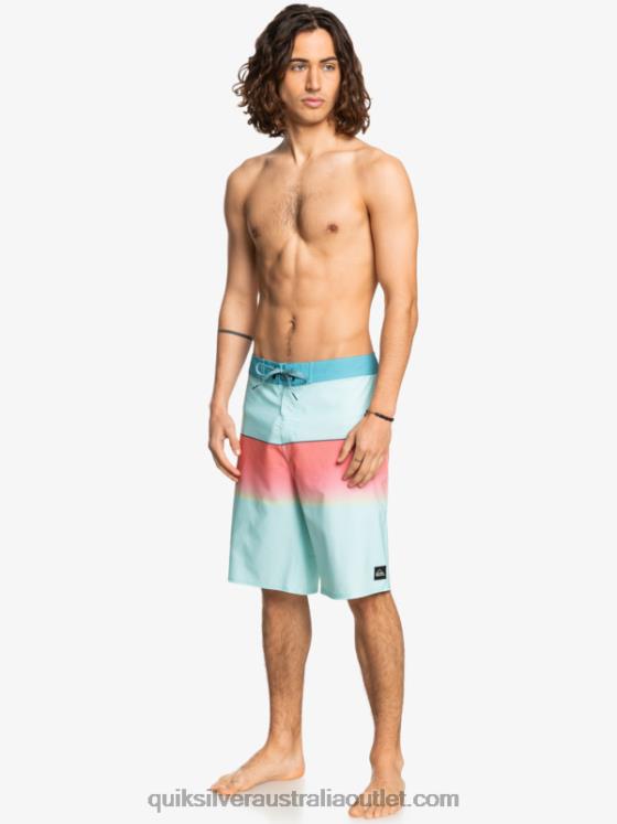 Quiksilver Men Surfsilk Slab 21 Boardshorts H2N4B1412 iced aqua