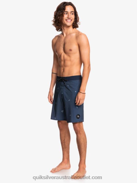 Quiksilver Men Surfsilk Spaced Out 19 Boardshorts H2N4B1811 insignia blue