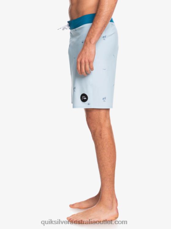 Quiksilver Men Surfsilk Spaced Out 19 Boardshorts H2N4B1812 blue grey