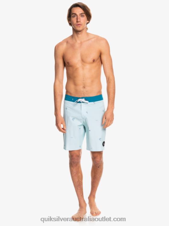 Quiksilver Men Surfsilk Spaced Out 19 Boardshorts H2N4B1812 blue grey