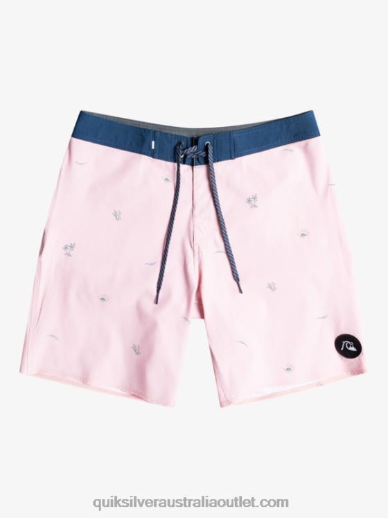 Quiksilver Men Surfsilk Spaced Out 19 Boardshorts H2N4B1813 veiled rose