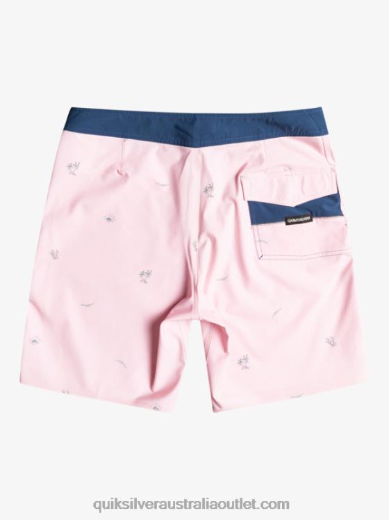 Quiksilver Men Surfsilk Spaced Out 19 Boardshorts H2N4B1813 veiled rose