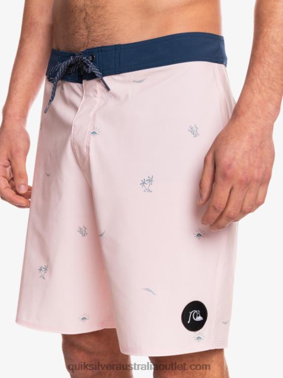 Quiksilver Men Surfsilk Spaced Out 19 Boardshorts H2N4B1813 veiled rose