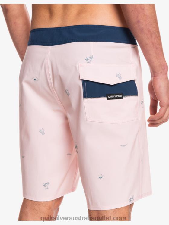 Quiksilver Men Surfsilk Spaced Out 19 Boardshorts H2N4B1813 veiled rose