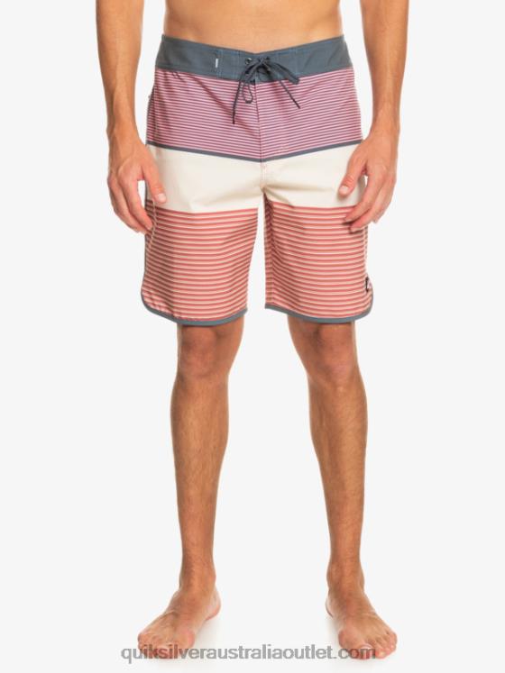 Quiksilver Men Surfsilk Tijuana 19 Boardshorts H2N4B211 marasala