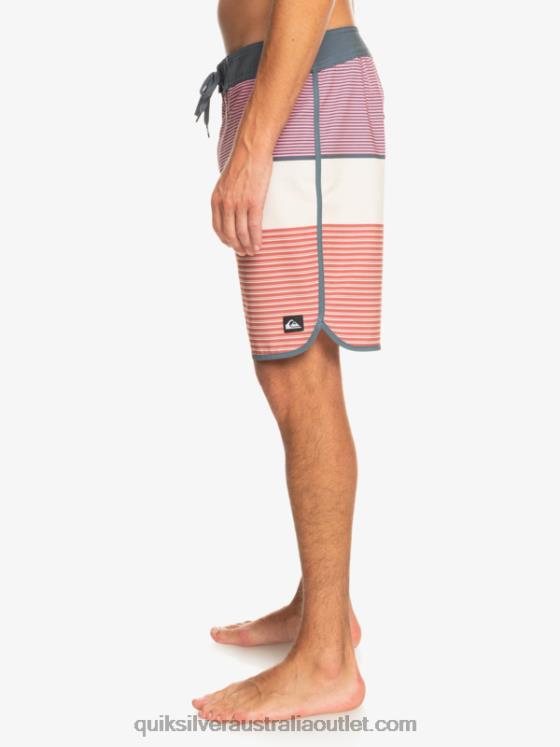 Quiksilver Men Surfsilk Tijuana 19 Boardshorts H2N4B211 marasala