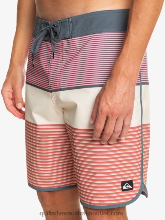 Quiksilver Men Surfsilk Tijuana 19 Boardshorts H2N4B211 marasala