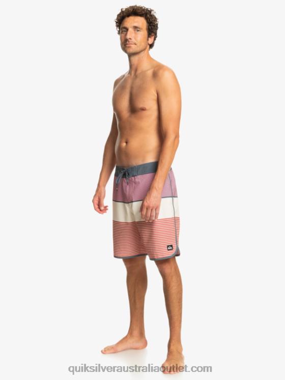 Quiksilver Men Surfsilk Tijuana 19 Boardshorts H2N4B211 marasala