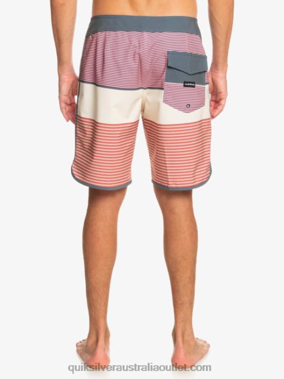 Quiksilver Men Surfsilk Tijuana 19 Boardshorts H2N4B211 marasala