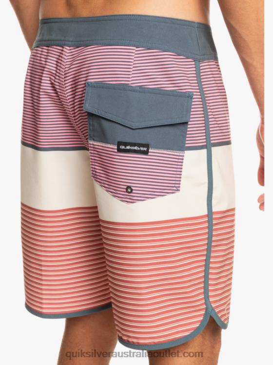 Quiksilver Men Surfsilk Tijuana 19 Boardshorts H2N4B211 marasala