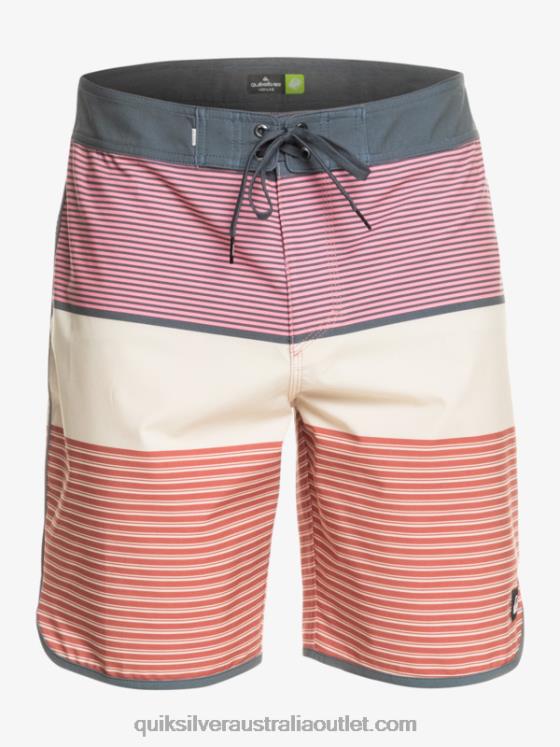 Quiksilver Men Surfsilk Tijuana 19 Boardshorts H2N4B211 marasala