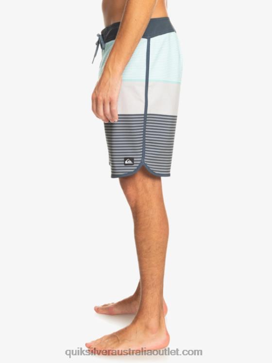 Quiksilver Men Surfsilk Tijuana 19 Boardshorts H2N4B212 beach glass