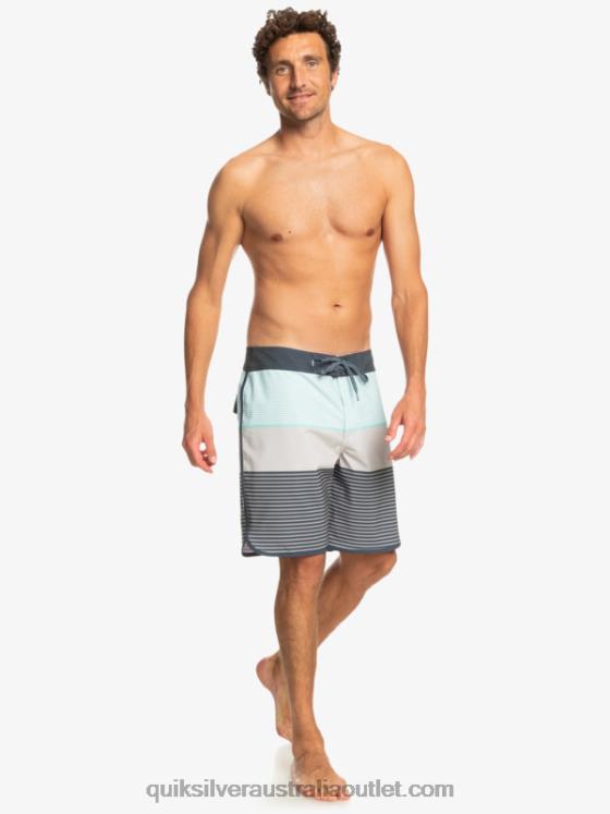 Quiksilver Men Surfsilk Tijuana 19 Boardshorts H2N4B212 beach glass