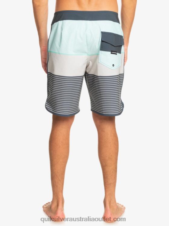 Quiksilver Men Surfsilk Tijuana 19 Boardshorts H2N4B212 beach glass