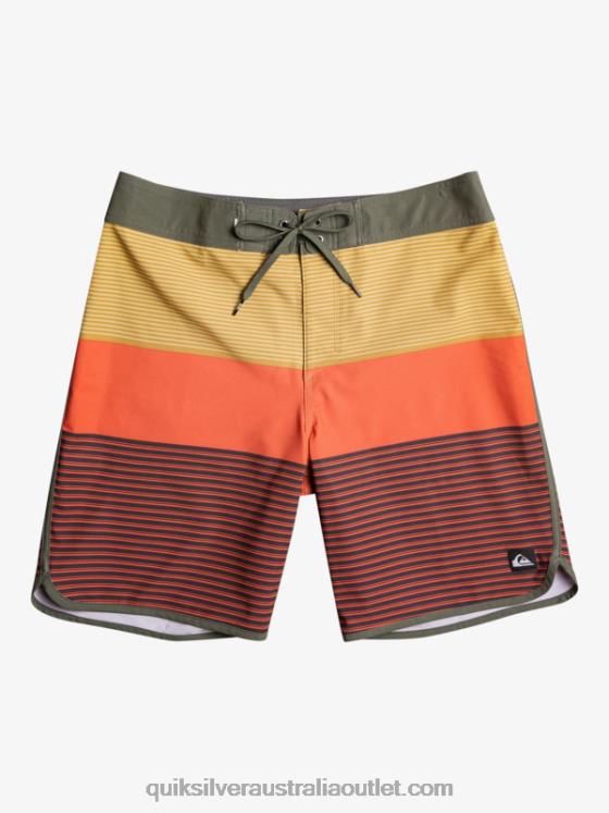 Quiksilver Men Surfsilk Tijuana 19 Boardshorts H2N4B213 thyme