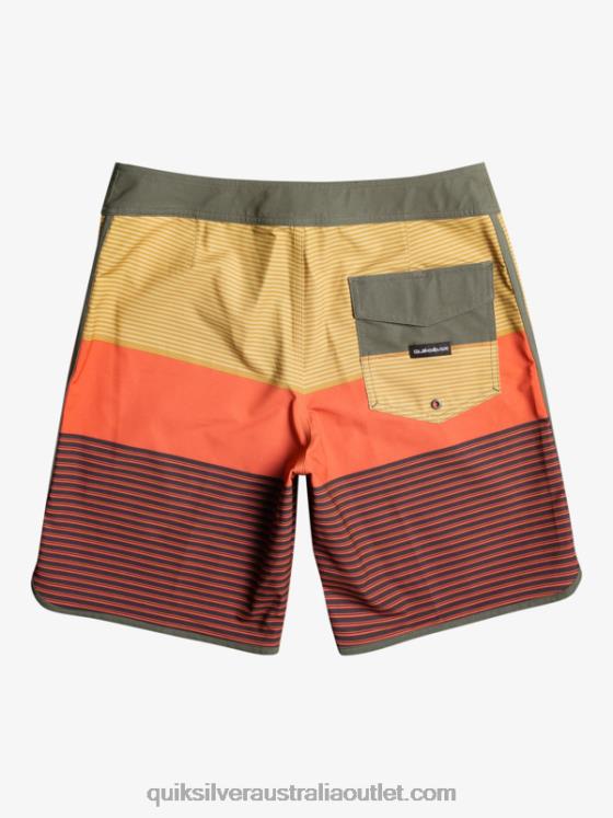 Quiksilver Men Surfsilk Tijuana 19 Boardshorts H2N4B213 thyme