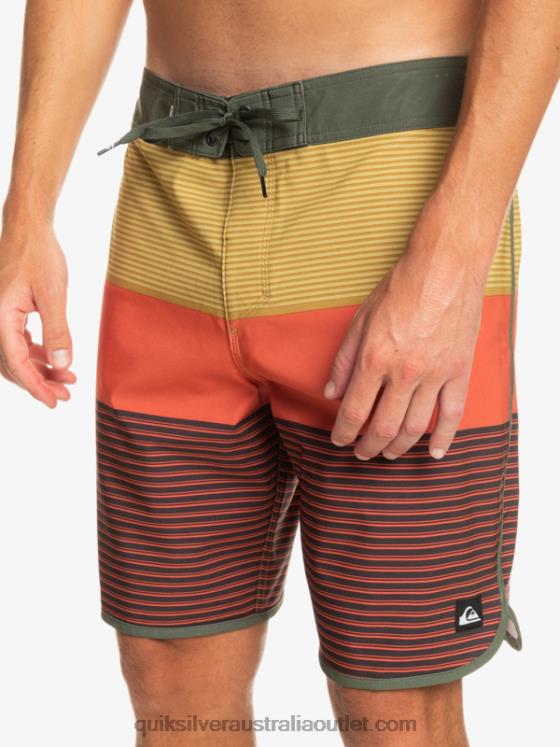 Quiksilver Men Surfsilk Tijuana 19 Boardshorts H2N4B213 thyme