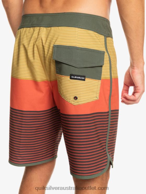 Quiksilver Men Surfsilk Tijuana 19 Boardshorts H2N4B213 thyme