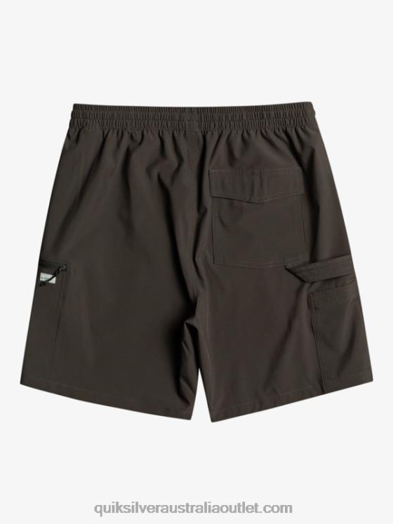 Quiksilver Men Taxer Cargo 18 Amphibian Boardshorts H2N4B251 tarmac