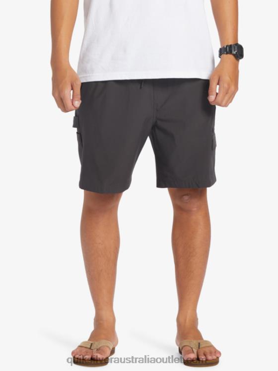 Quiksilver Men Taxer Cargo 18 Amphibian Boardshorts H2N4B251 tarmac