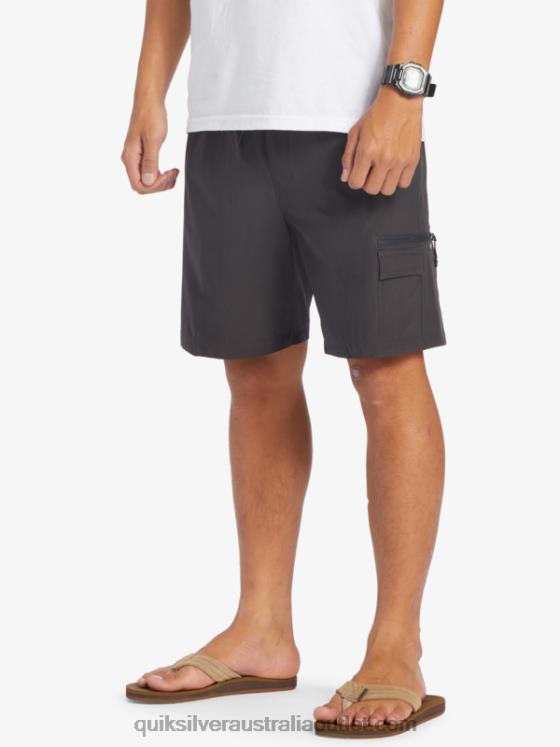Quiksilver Men Taxer Cargo 18 Amphibian Boardshorts H2N4B251 tarmac