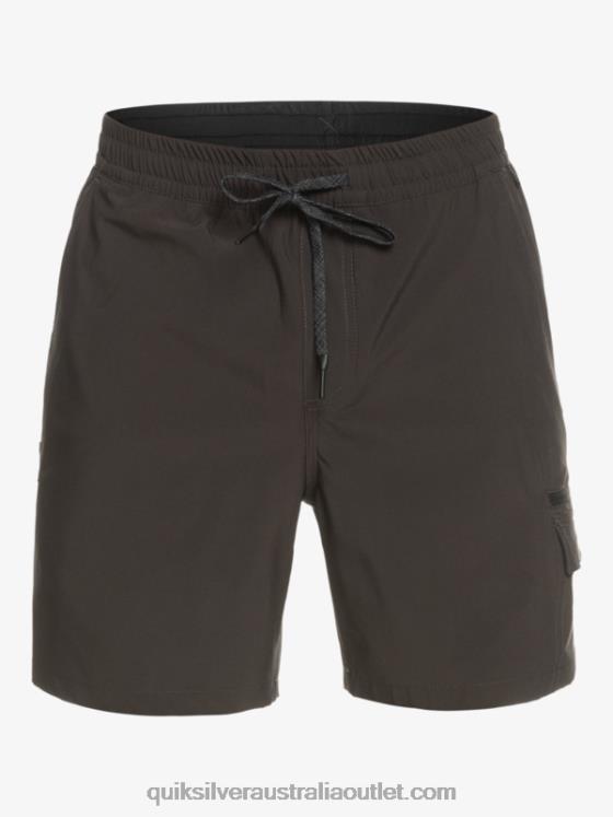 Quiksilver Men Taxer Cargo 18 Amphibian Boardshorts H2N4B251 tarmac