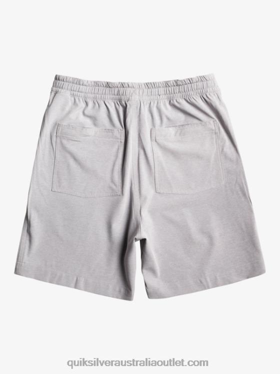 Quiksilver Men Taxer Heather 18 Amphibian Boardshorts H2N4B301 sleet