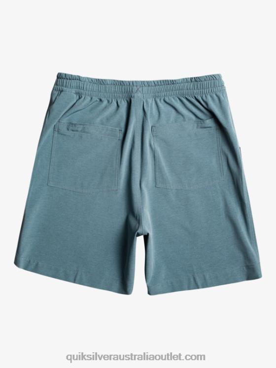Quiksilver Men Taxer Heather 18 Amphibian Boardshorts H2N4B302 bering sea