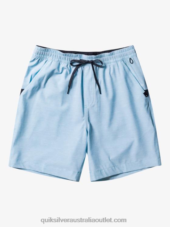 Quiksilver Men Taxer Heather 18 Amphibian Boardshorts H2N4B304 sky blue heather