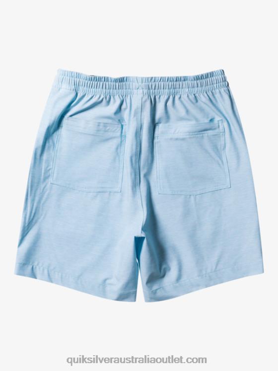 Quiksilver Men Taxer Heather 18 Amphibian Boardshorts H2N4B304 sky blue heather