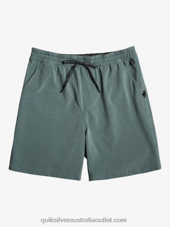 Quiksilver Men Taxer Heather 18 Amphibian Boardshorts H2N4B305 dark slate