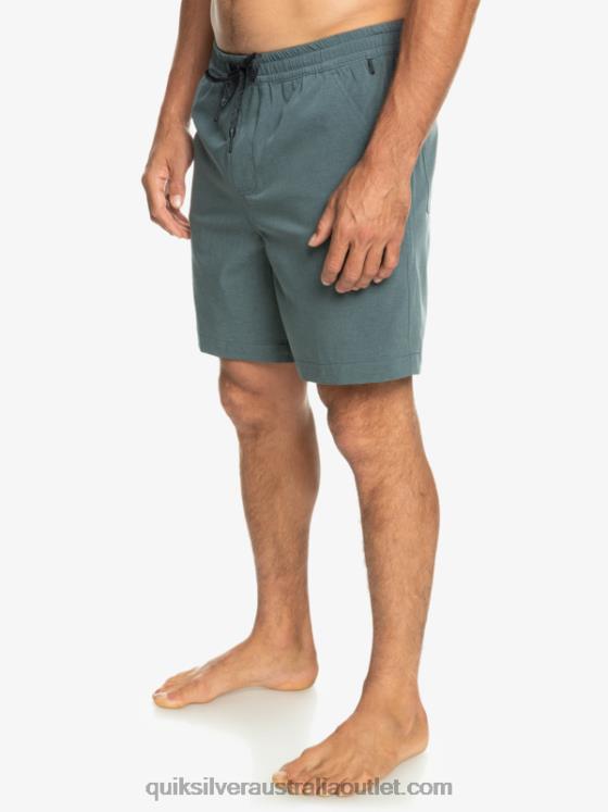 Quiksilver Men Taxer Heather 18 Amphibian Boardshorts H2N4B305 dark slate