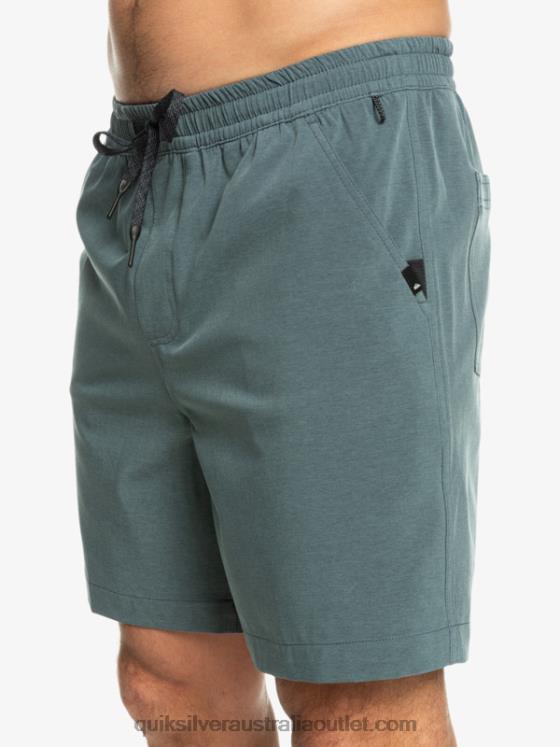 Quiksilver Men Taxer Heather 18 Amphibian Boardshorts H2N4B305 dark slate