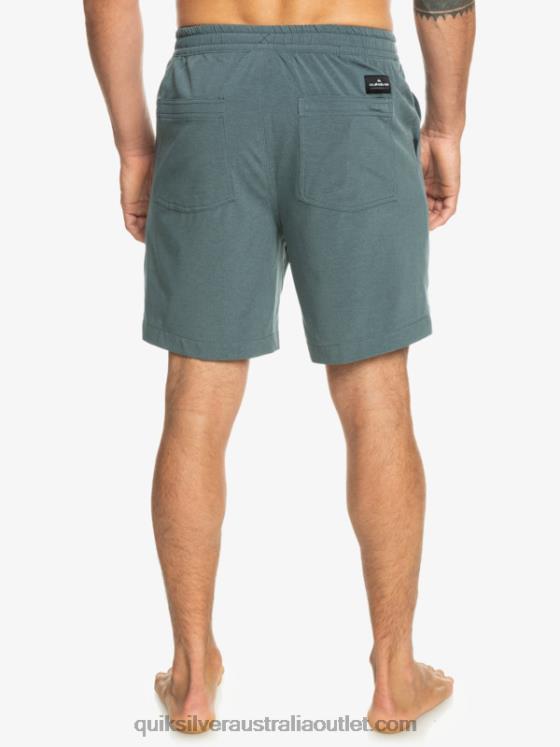 Quiksilver Men Taxer Heather 18 Amphibian Boardshorts H2N4B305 dark slate