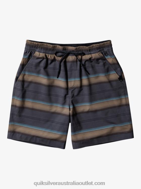 Quiksilver Men Taxer Print 18 Amphibian Boardshorts H2N4B100 plage