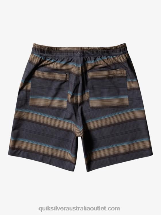 Quiksilver Men Taxer Print 18 Amphibian Boardshorts H2N4B100 plage