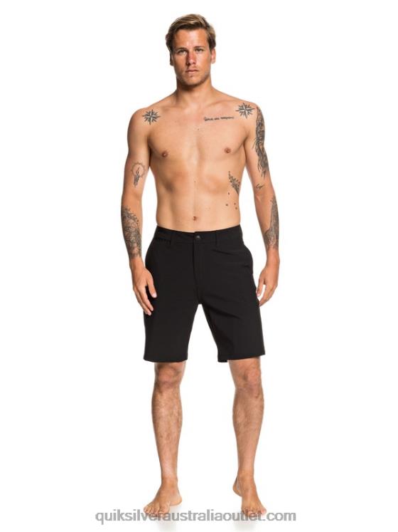 Quiksilver Men Union Amphibian 20 Hybrid Shorts H2N4B1317 black
