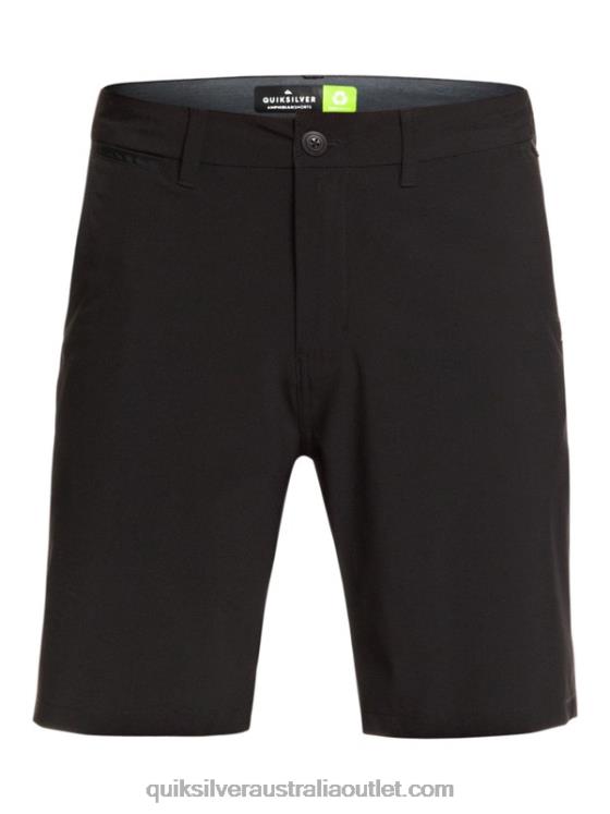 Quiksilver Men Union Amphibian 20 Hybrid Shorts H2N4B1317 black