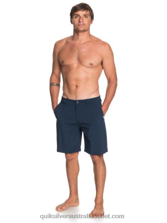 Quiksilver Men Union Amphibian 20 Hybrid Shorts H2N4B1318 navy blazer