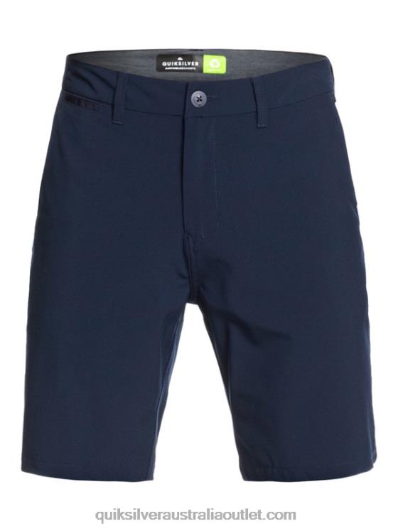 Quiksilver Men Union Amphibian 20 Hybrid Shorts H2N4B1318 navy blazer
